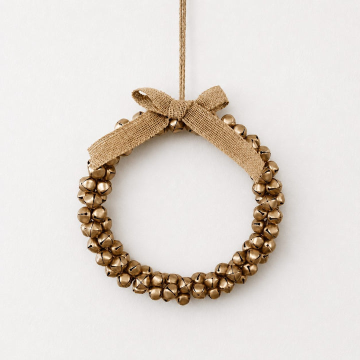 BLISS BELL WREATHS  |  MATTE GOLD