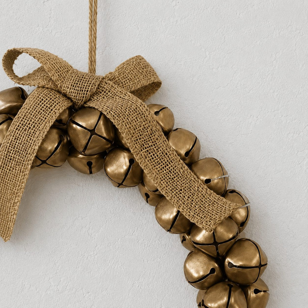 BLISS BELL WREATHS  |  MATTE GOLD