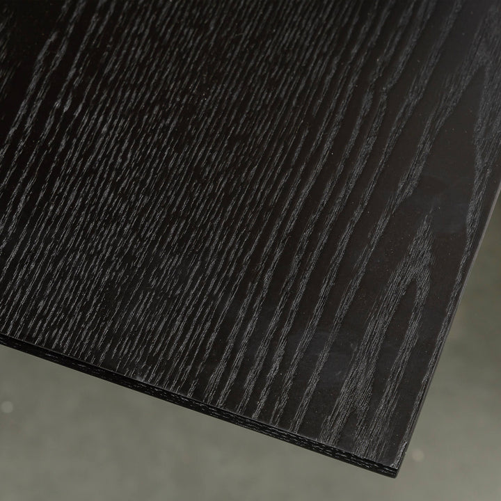 BRETON DINING COLLECTION  |  BLACK NOIR WOOD GRAIN CLOSE UP