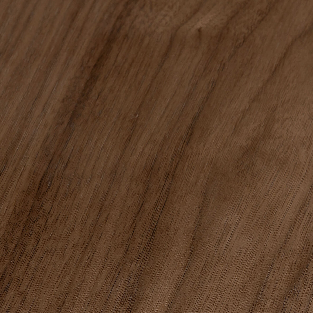 BRETON ROUND DINING TABLE  |  DEEP WALNUT WOOD GRAIN  |  120CM