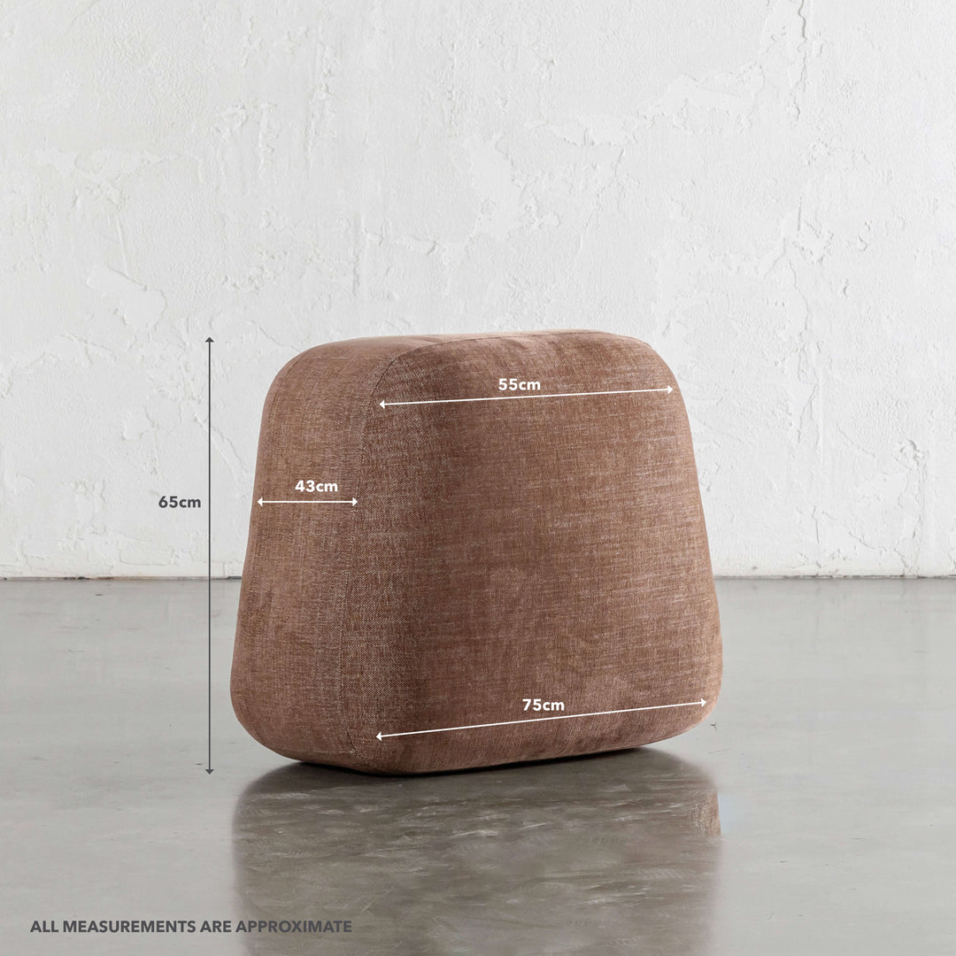 CABANE OTTOMAN   |  TERRAZO RUST | MEASUREMENTS
