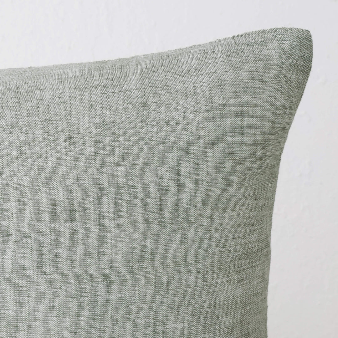 CADIZ CUSHION | ARMADA GREEN | CLOSEUP