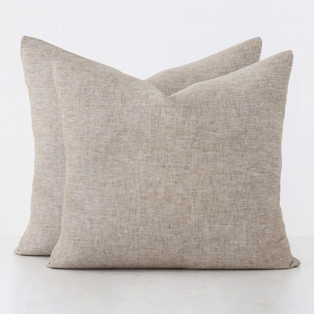 CADIZ CUSHION BUNDLES | CHESTNUT MUSTARD | 60X60