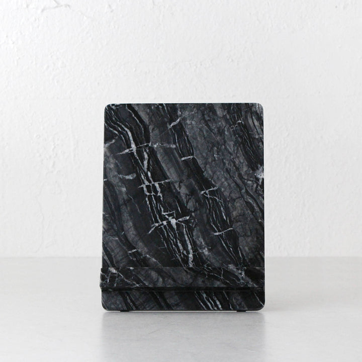 CAMERO MARBLE RECIPE STAND  |  BLACK MARBLE