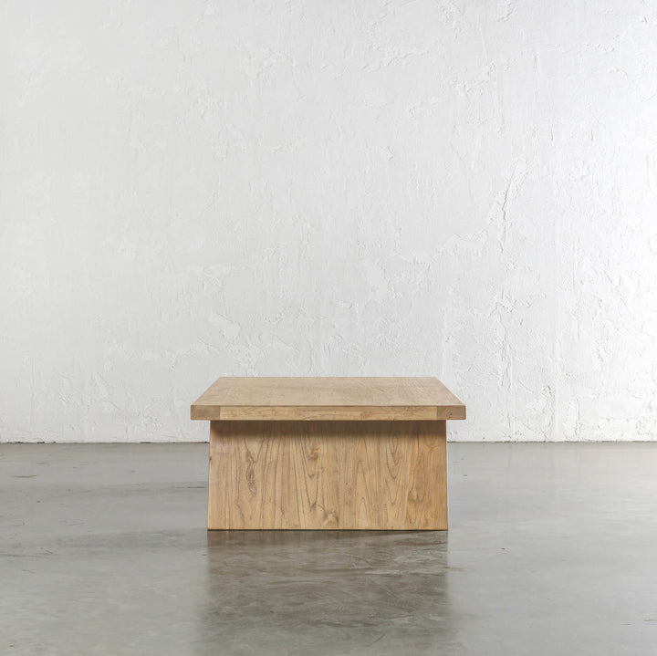 CAPRETTA ELM COFFEE TABLE  |  150CM  |  BLEACHED BRISTLE