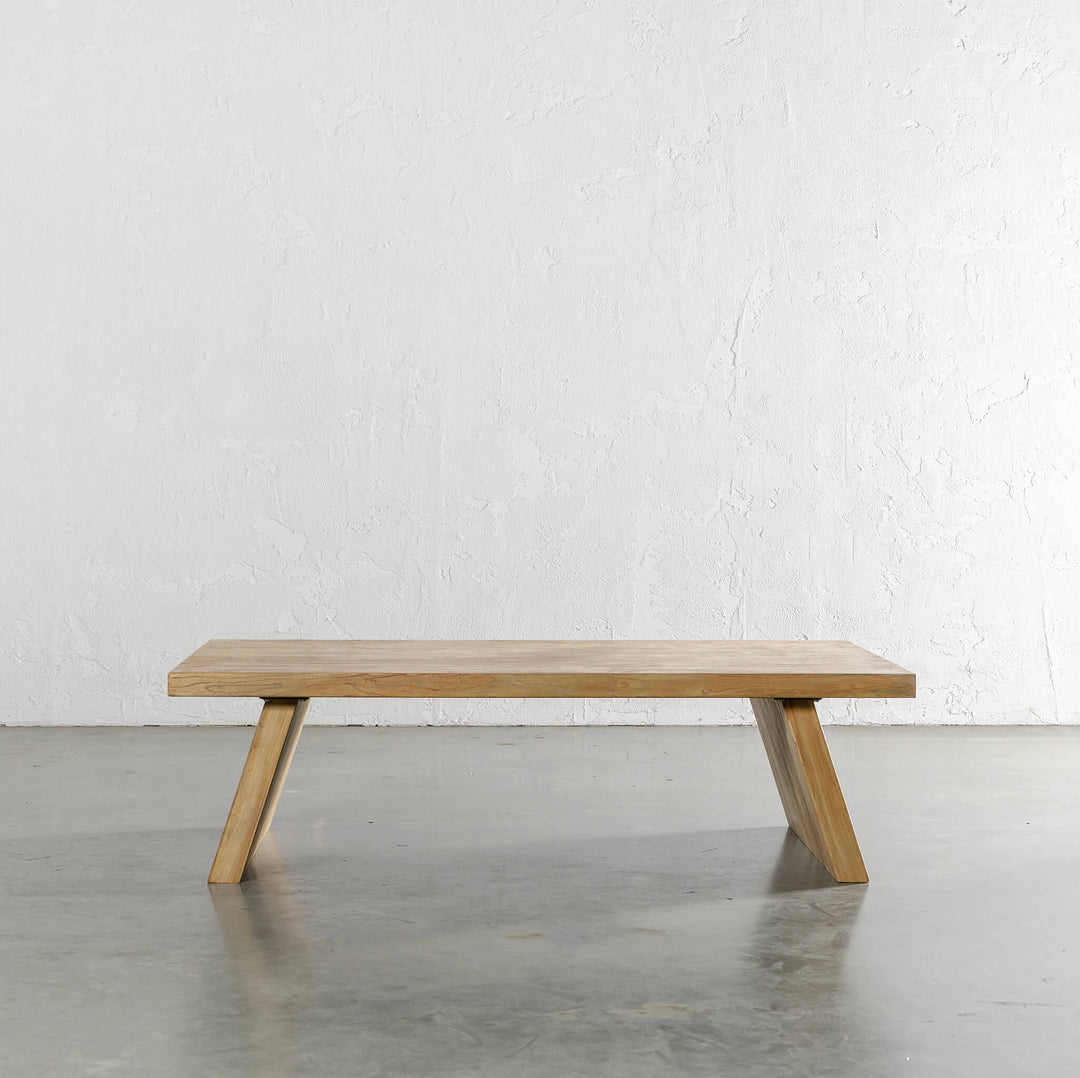 CAPRETTA ELM COFFEE TABLE  |  150CM  |  BLEACHED BRISTLE