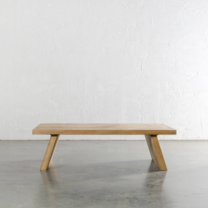 CAPRETTA ELM COFFEE TABLE  |  150CM  |  BLEACHED BRISTLE