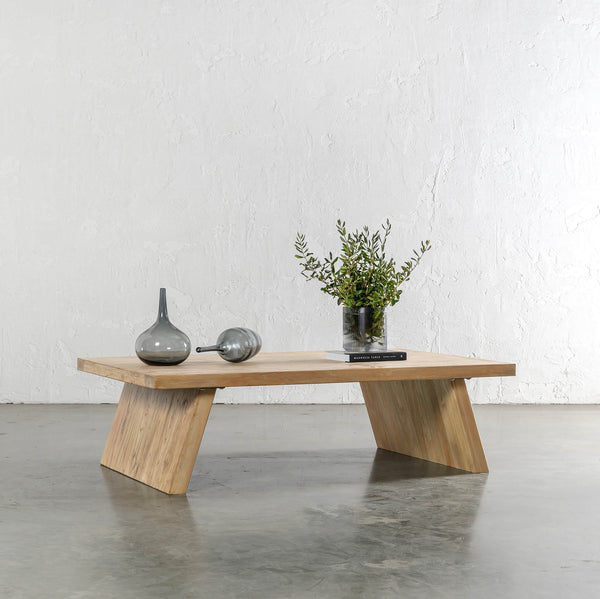 CAPRETTA ELM COFFEE TABLE  |  150CM  |  BLEACHED BRISTLE
