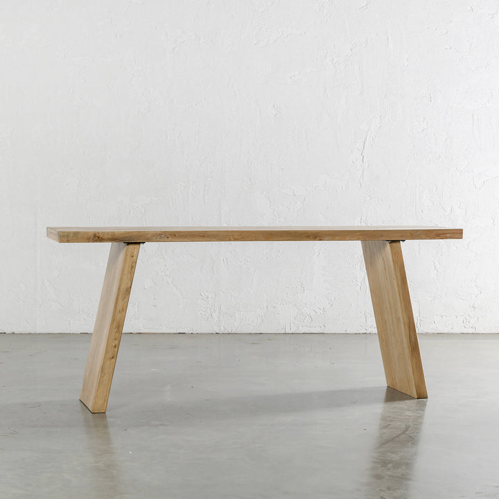 CAPRETTA ELM CONSOLE TABLE  |  190CM  |  BLEACHED BRISTLE