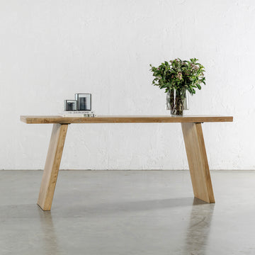 CAPRETTA ELM CONSOLE TABLE  |  190CM  |  BLEACHED BRISTLE