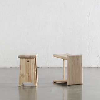 CAPRETTA ELM CREATORS STOOL  |  BLEACHED BRISTLE  |  BUNDLE X 2