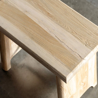 CAPRETTA ELM CREATORS STOOL  |  BLEACHED BRISTLE