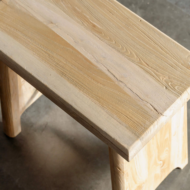 CAPRETTA ELM CREATORS STOOL  |  BLEACHED BRISTLE
