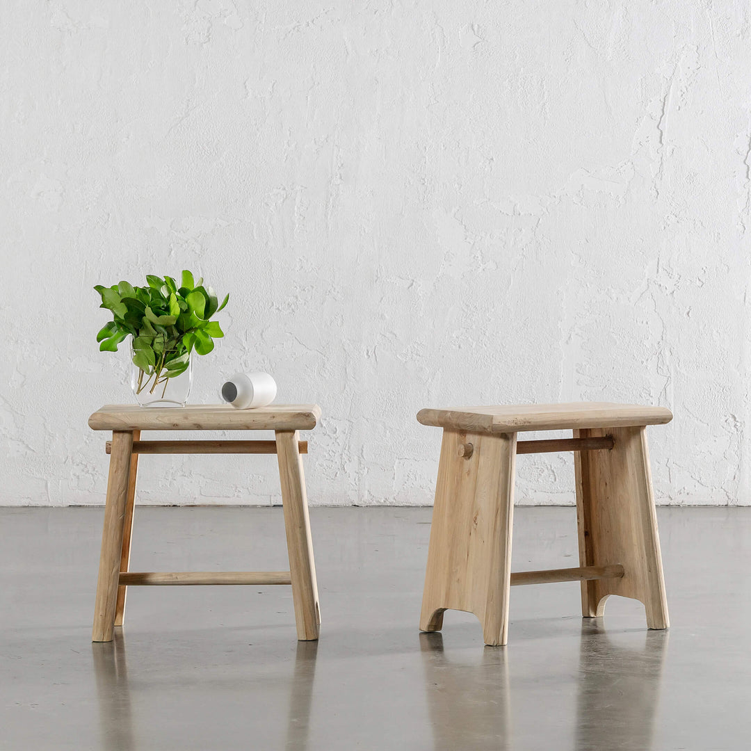 CAPRETTA ELM CREATORS STOOL  |  BLEACHED BRISTLE  |  BUNDLE X 2