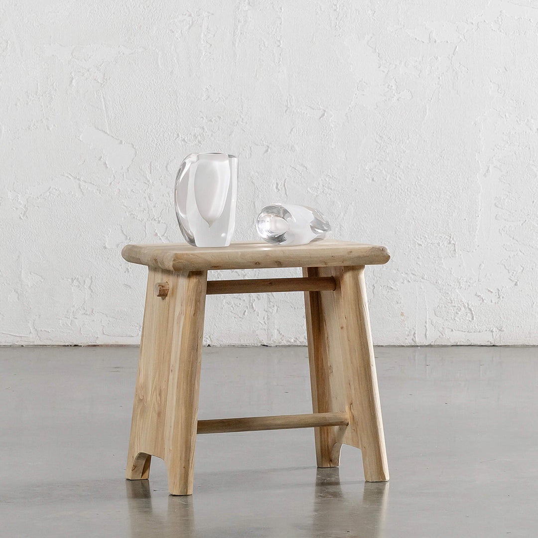CAPRETTA ELM CREATORS STOOL  |  BLEACHED BRISTLE