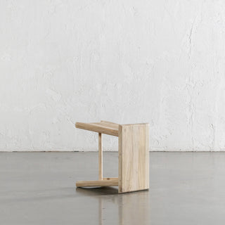 CAPRETTA ELM CREATORS STOOL  |  BLEACHED BRISTLE