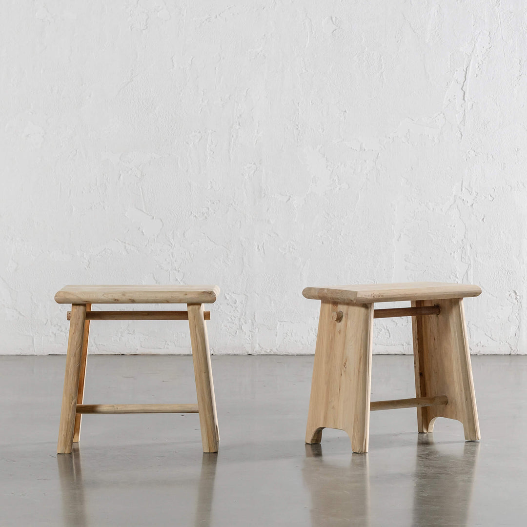 CAPRETTA ELM CREATORS STOOL  |  BLEACHED BRISTLE  |  BUNDLE X 2