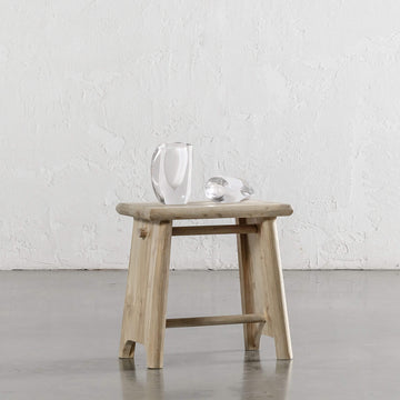 CAPRETTA ELM CREATORS STOOL  |  BLEACHED BRISTLE