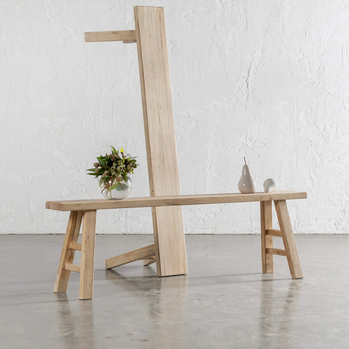 CAPRETTA SLIM ELM BENCH  |  160CM  |  BLEACHED BRISTLE