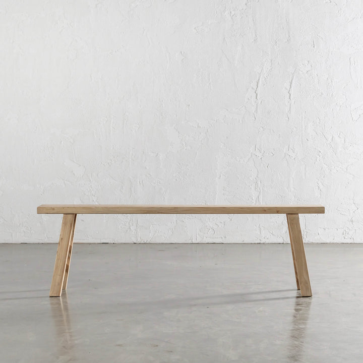 CAPRETTA SLIM ELM BENCH  |  160CM  |  BLEACHED BRISTLE