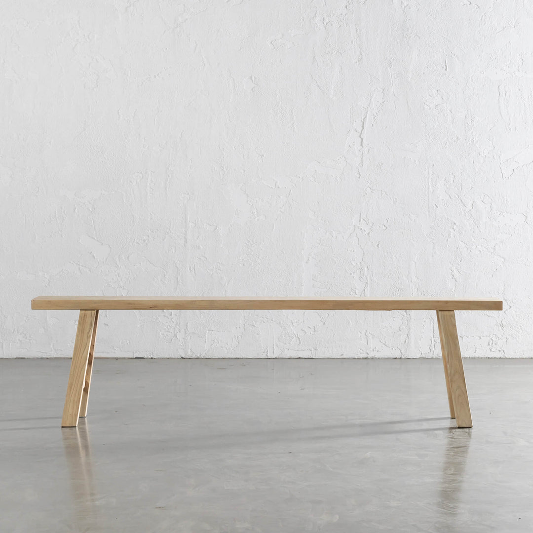 CAPRETTA ELM SLIM BENCH  |  185CM  |  BLEACHED BRISTLE