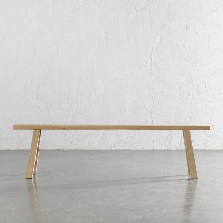 CAPRETTA ELM SLIM BENCH  |  185CM  |  BLEACHED BRISTLE