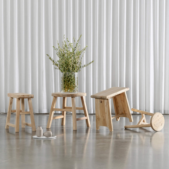 CAPRETTA ELM STOOL COLLECTION