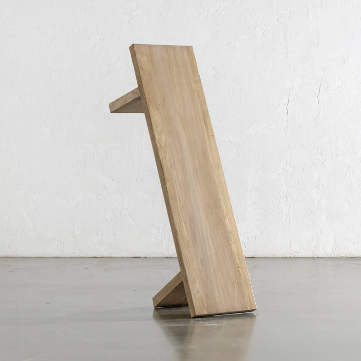 CAPRETTA ELM BENCH  |  160CM + 190CM  |  BLEACHED BRISTLE
