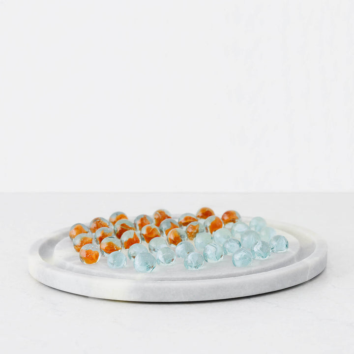 CARLETON SOLITAIRE MARBLE GAME  |  23CM  |  37 PIECES  |  GREEN MARBLE