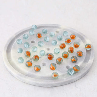 CARLETON SOLITAIRE MARBLE GAME  |  23CM  |  37 PIECES  |  GREEN MARBLE