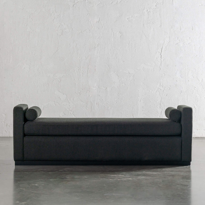 CARSON CONTEMPO BENCH  |  QUEEN  |  BLADE OLIVE GREEN