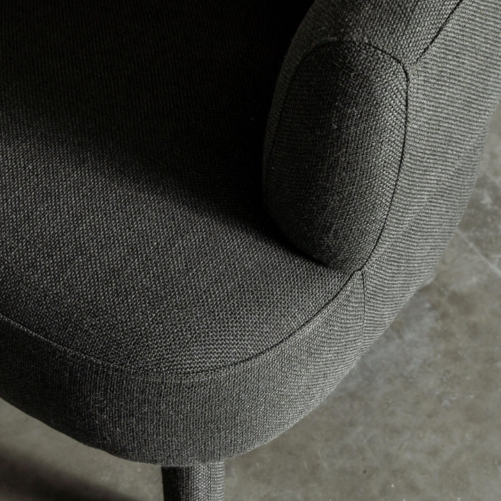 CARSON ATINA ROUNDED ARMCHAIR  |  BLADE OLIVE WEAVE