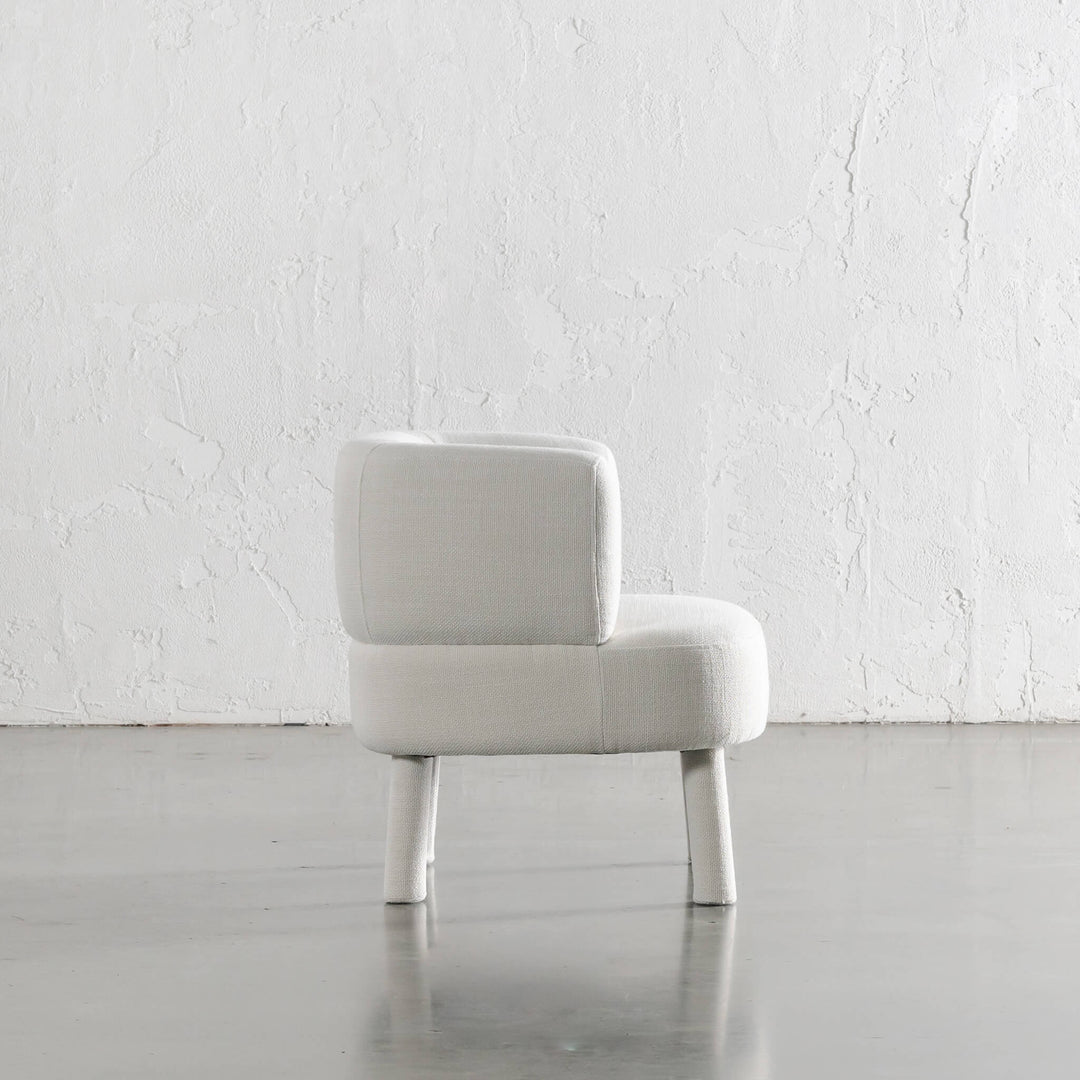 CARSON ATINA ROUNDED ARMCHAIR  |  SKIMMING STONE WEAVE