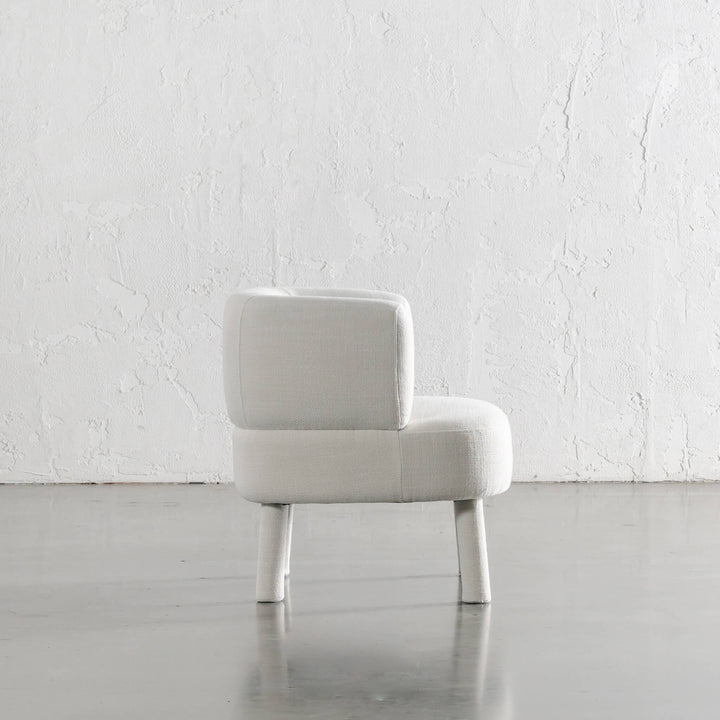 CARSON ATINA ROUNDED ARMCHAIR  |  SKIMMING STONE WEAVE