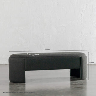 CARSON ATINA BENCHSEAT | BLADE OLIVE WEAVE | MEASUREMENTS