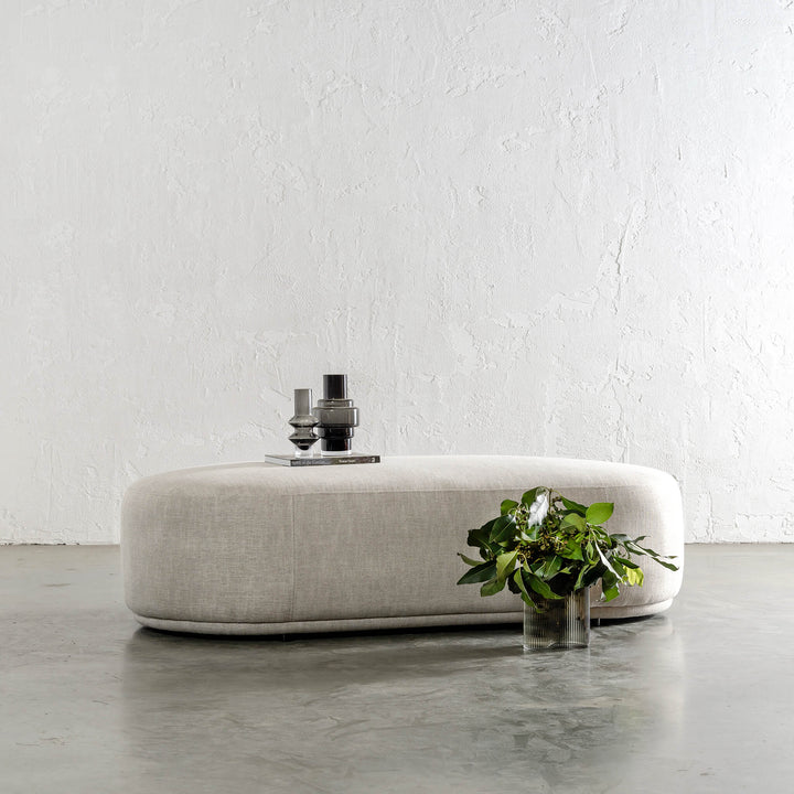 CARSON MODERNA CURVE RECTANGLE OTTOMAN | JOVAN EARTH