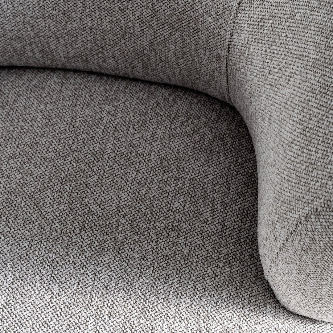 CARSON ROUNDED ARMCHAIR  |  GRANITE HAZE