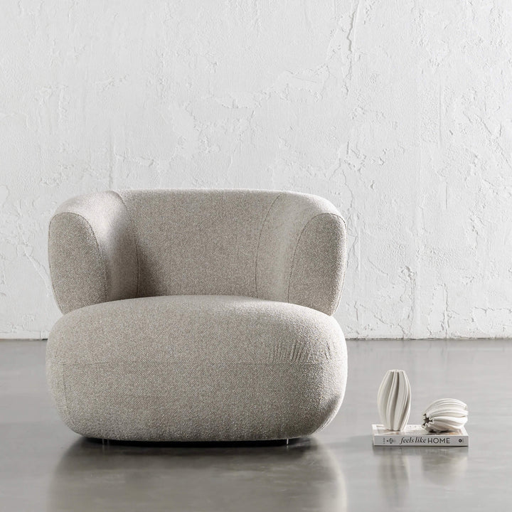 CARSON ROUNDED ARMCHAIR  |  SANDY DUSK