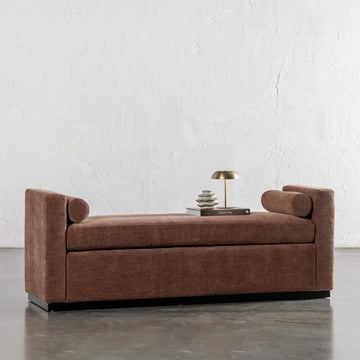 CARSON CONTEMPO BENCH  |  CLOVE DUST