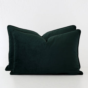 CARSON CUSHION BUNDLE X2  |  40X60  |  HIGHLAND GREEN VELVET