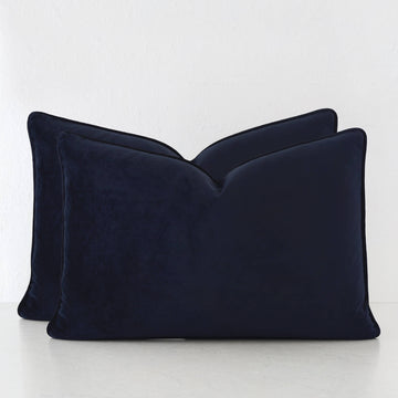 CARSON CUSHION BUNDLE X2  |  40X60  |  NAVY ACCOLADE VELVET