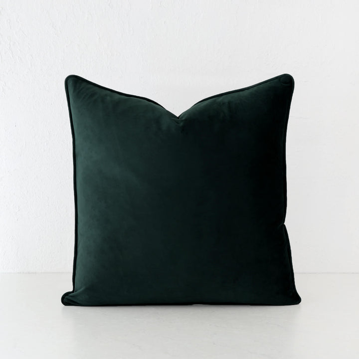 CARSON CUSHION | HIGHLAND GREEN VELVET | 50X50