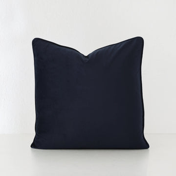 CARSON CUSHION | NAVY ACCOLADE VELVET | 50X50
