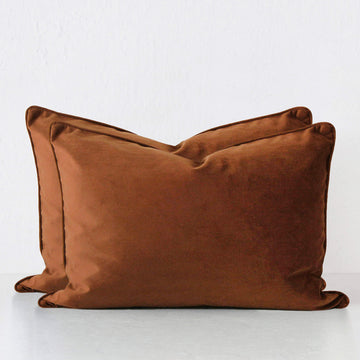 CARSON CUSHION BUNDLE X2  |  40X60  |  MOROCCO RUST VELVET