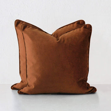 CARSON CUSHION BUNDLE X2  |  50X50  |  MOROCCO RUST VELVET