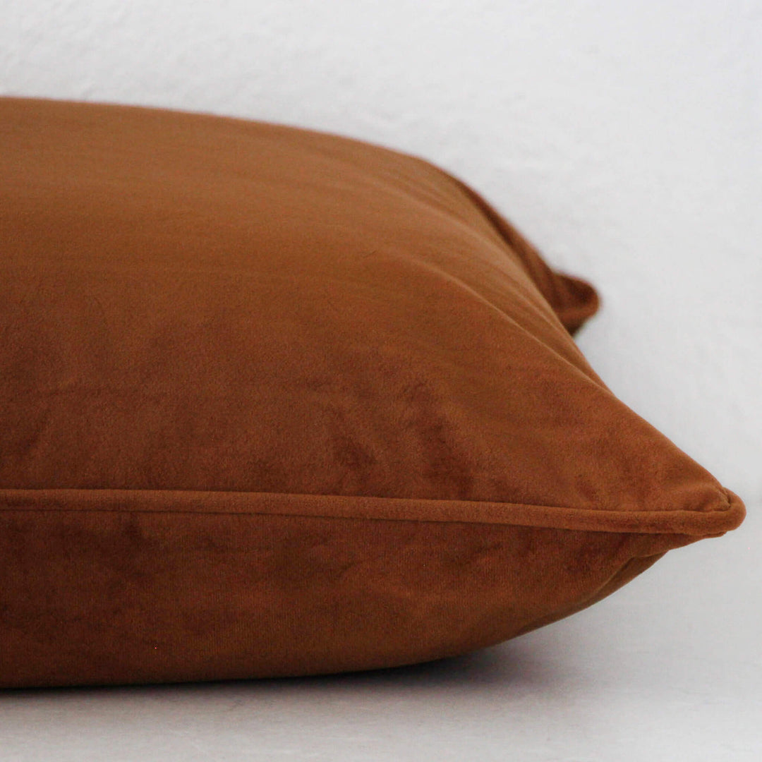CARSON CUSHION | MOROCCO RUST VELVET | 40X60 | 50X50 | 60X60