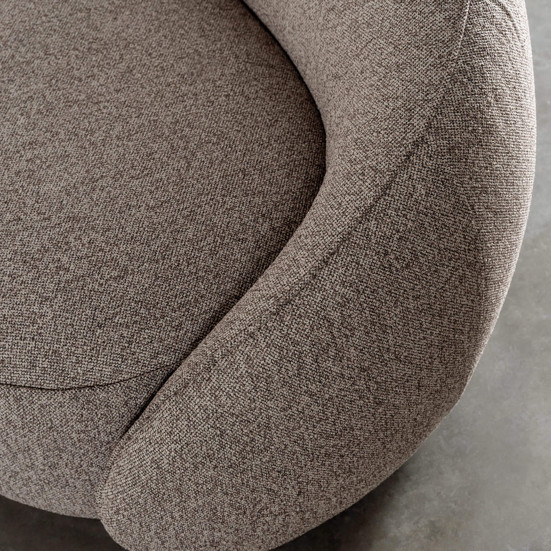 CARSON LINCOLN CURVED ARMCHAIR  |  BANYON TREE BARK
