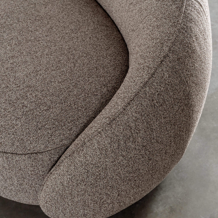 CARSON LINCOLN CURVED ARMCHAIR  |  BANYON TREE BARK
