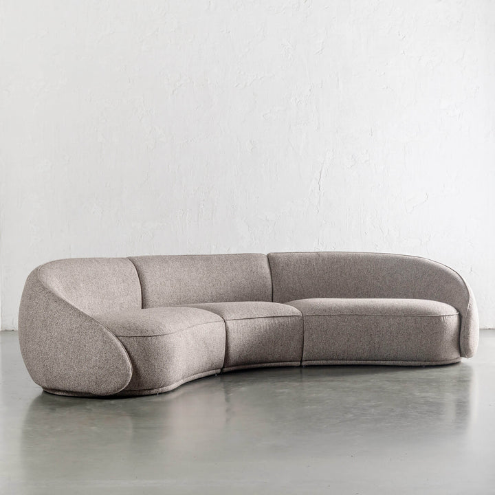 CARSON LINCOLN CURVED 3S SOFA  |  BANYON TREE BARK