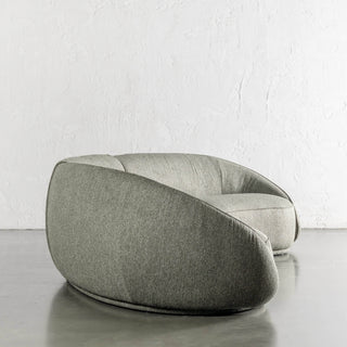 CARSON LINCOLN CURVED 3S SOFA  |  BAYLEAF GREEN